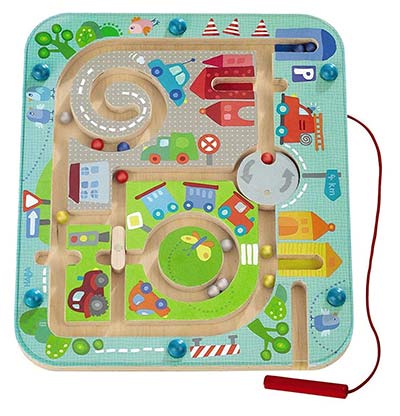 Montessori Spielzeug Magnetspiel Labyrinth ab 2 3 4 5 Jahre